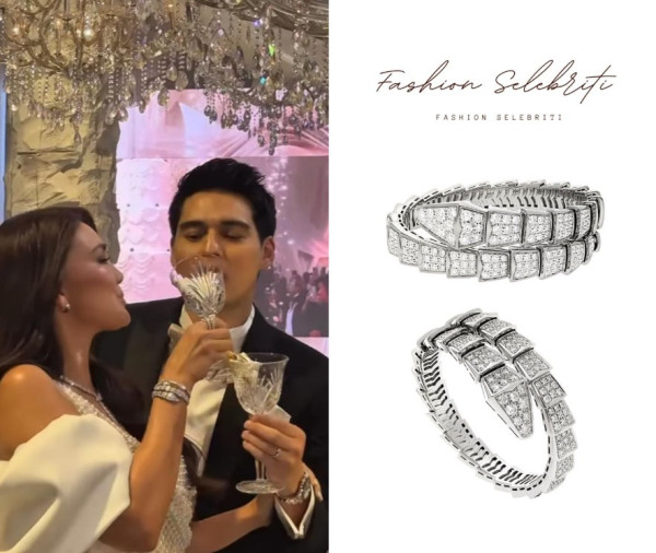 Luna Maya Pakai Gelang Bvlgari Rp1,5 M di Resepsi, Netizen: Makin Kelihatan Mahal!