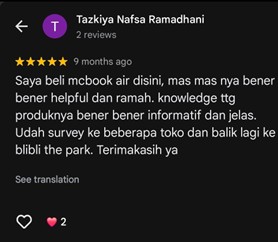 Konsisten Hadirkan Pengalaman Terbaik ke Pelanggan