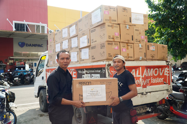 Aksi Cepat Worcas Group, 8.200 Kotak Masker untuk Korban Letusan Gunung Lewotobi