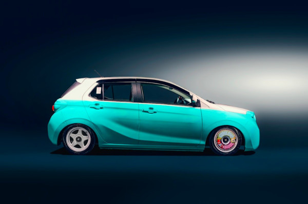 IMX 2025 Siapkan Daihatsu Ayla Modifikasi Retro-Futuristik Sebagai Hadiah Utama Supergiveaway