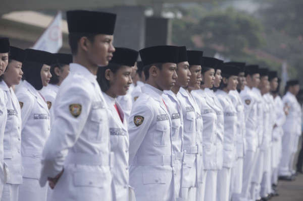 76 Calon Paskibraka Latihan di Taman Wiladatika Cibubur, Bersiap ke Istana