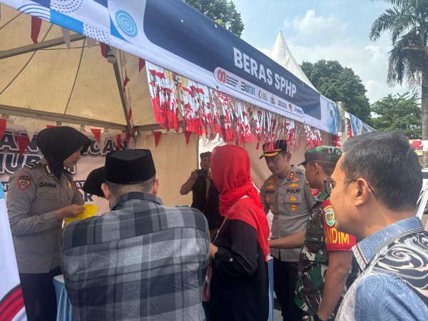 Gerakan Pangan Murah Polres Bogor, 25 Ton Beras Disiapkan