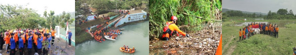 PT South Pacific Viscose Rayakan HUT ke-80 RI dengan Upacara Bendera dan Aksi Bersih-Bersih Sungai Citarum