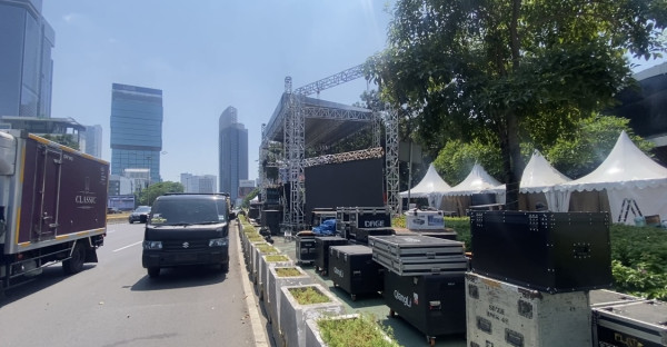 3 Panggung Pesta Rakyat HUT ke-80 RI di Sudirman-Thamrin