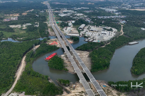 Pembangunan Tol IKN Seksi 3A Sepanjang 9,27 Km Rampung, Begini Penampakannya