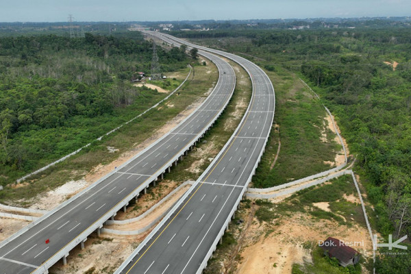 Pembangunan Tol IKN Seksi 3A Sepanjang 9,27 Km Rampung, Begini Penampakannya