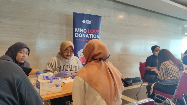 MNC Peduli Kembali Gelar Donor Darah Bareng PMI Depok