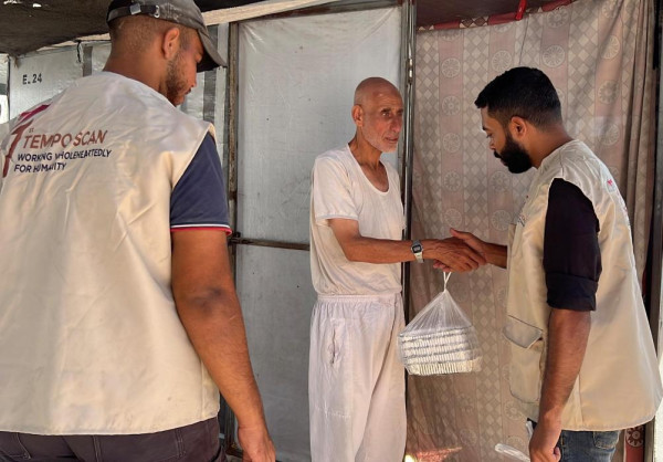 BAZNAS RI Bersama Tempo Scan Distribusikan 4.600 Porsi Makanan Siap Saji di Gaza