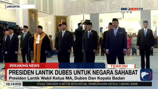 Sah Dilantik Prabowo, Komjen Pol Eddy Hartono Kembali Jabat Kepala BNPT