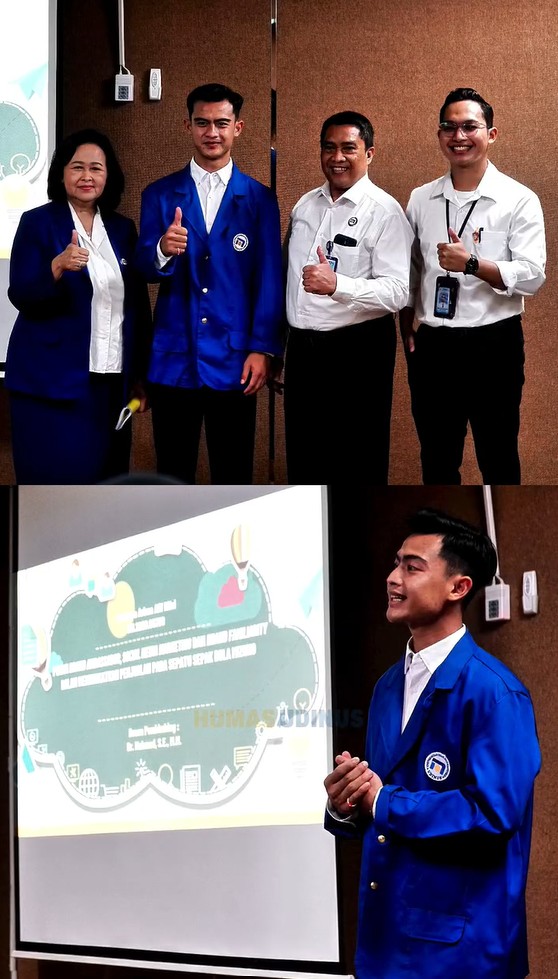 5 Potret Pratama Arhan yang Mencuri Perhatian saat Sidang Skripsi di Udinus