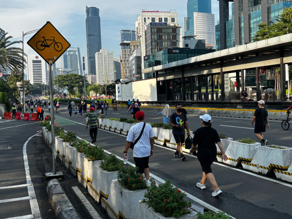 Car Free Day Sudirman-Thamrin Jakarta Tetap Diberlakukan Pagi Ini