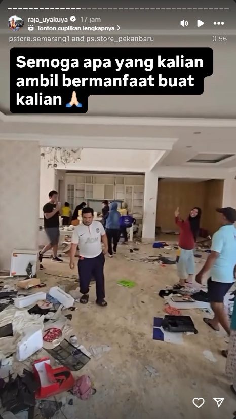 Uya Kuya Ikhlas Rumahnya Dijarah: Semoga Apa yang Kalian Ambil Bermanfaat