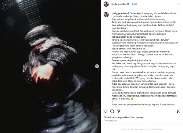 Melly Goeslaw Curhat Dijauhi Teman Gegara Jadi Anggota DPR, Pilih Fokus Jalankan Tugas