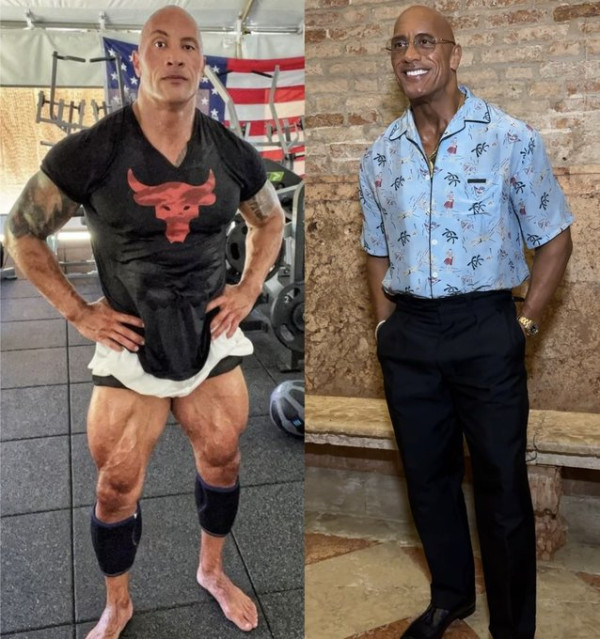 Penampilan Terbaru The Rock Bikin Kaget, Turun 28 Kg Tubuhnya Makin Kurus