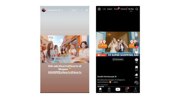 Netizen Heboh! Fans Yakin Hearts2Hearts Diajari Carmen Nyanyi Bahasa Indonesia di Iklan Shopee 9.9 Super Shopping Day