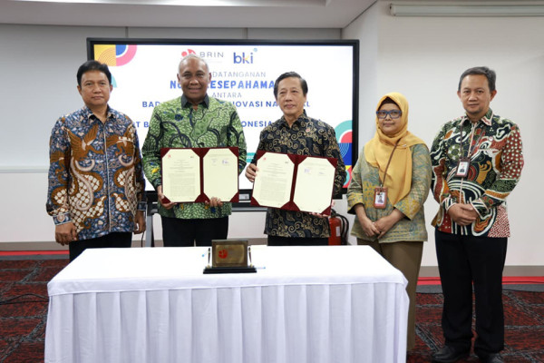 BKI dan BRIN Teken MoU Perkuat Kolaborasi Riset dan Inovasi