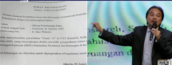 Roy Suryo Ungkap Ijazah S2 Gibran Hanya Setara SMA