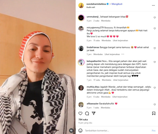 Wanda Hamidah Kesulitan Cari Kapal untuk ke Gaza, Kini Tertahan di Tunisia