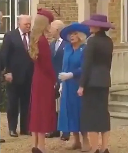 Ratu Camilla Usir Kate Middleton saat Ngobrol dengan Melania Trump