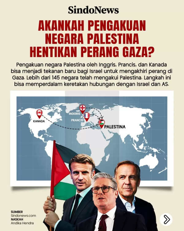 Perang Gaza Picu Perubahan Dramatis Kebijakan Barat