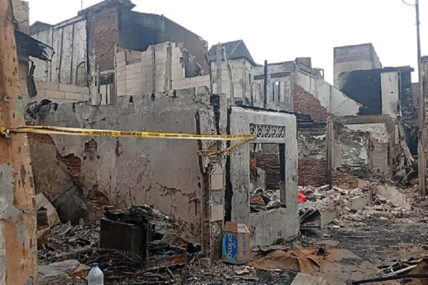 Penampakan Puing-puing180 Rumah di Taman Sari Jakarta Barat Akibat Kebakaran