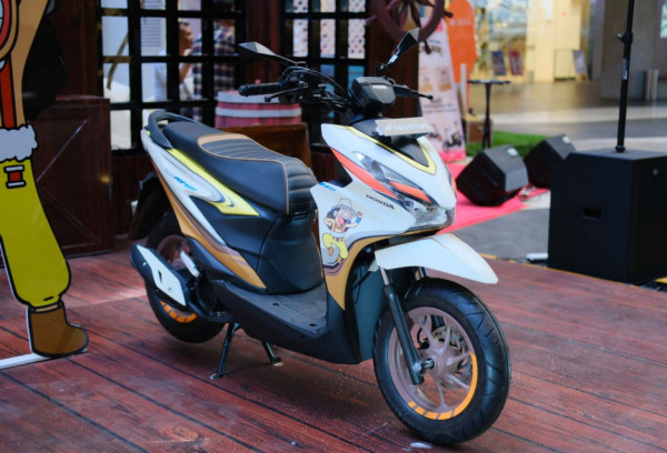 Honda BeAT One Piece Tahilalats Mejeng di Makassar, Begini Penampilannya!