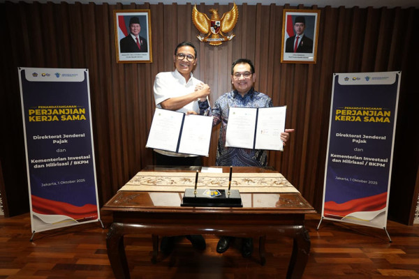 Integrasikan Data Coretax, Ini Cakupan Kerja Sama Ditjen Pajak dan BKPM