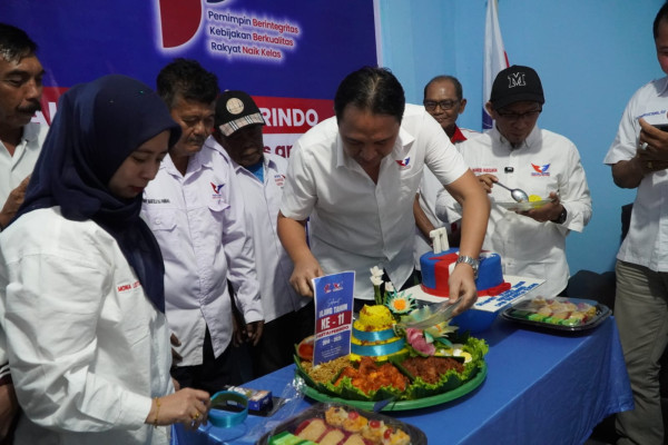 Hangat dan Guyub, Perayaan HUT ke-11 Partai Perindo Digelar DPW Sulteng