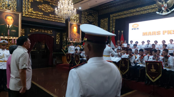 Giliran Petinggi PKS Temui Menhan Sjafrie di Kemhan