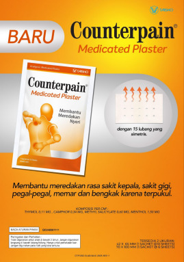 Counterpain Medicated Plaster, Varian Koyo yang Ditunggu-tunggu, Resmi Meluncur!