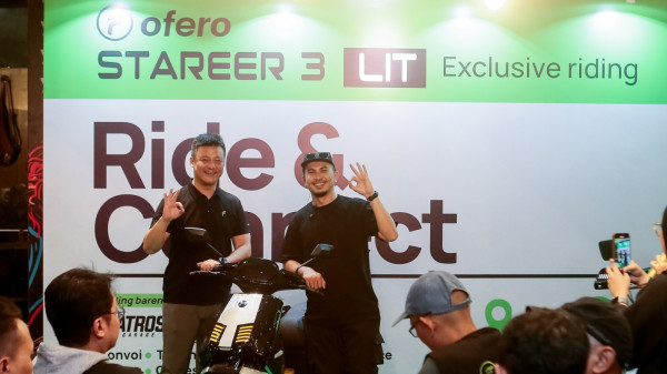 Sepeda Listrik Ofero Stareer 3 Lit Tembus 120 KM, Desain Futuristik Anti Hujan & Bisa Dicustom!