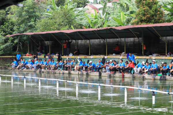 Latih Kesabaran ASN, Wali Kota Jaksel Gelar Lomba Mancing di Pondok Betung
