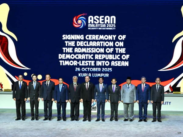 Prabowo Tanda Tangani Deklarasi Timor Leste sebagai Anggota ke-11 ASEAN