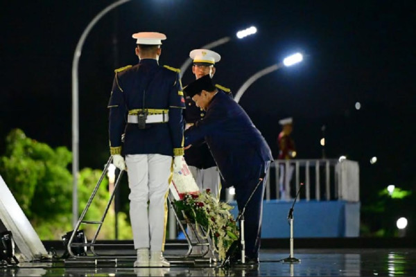 Prabowo Minta Jangan Sekali-kali Melupakan Jasa Pahlawan