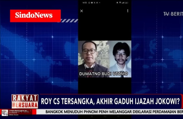 Roy Suryo Bongkar Identitas Pria di Foto Ijazah Jokowi: Dumatno Budi Utomo, Bukan Joko Widodo
