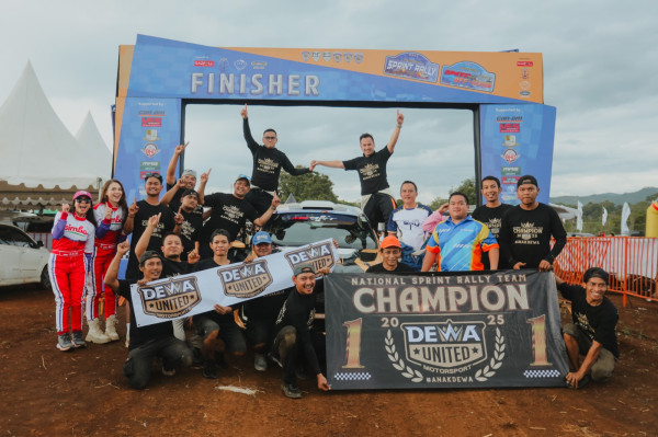Menang di 5 Kelas, Dewa United Monopoli Podium Kejurnas Sukabumi Meski SS2 Batal Akibat Cuaca Ekstrem