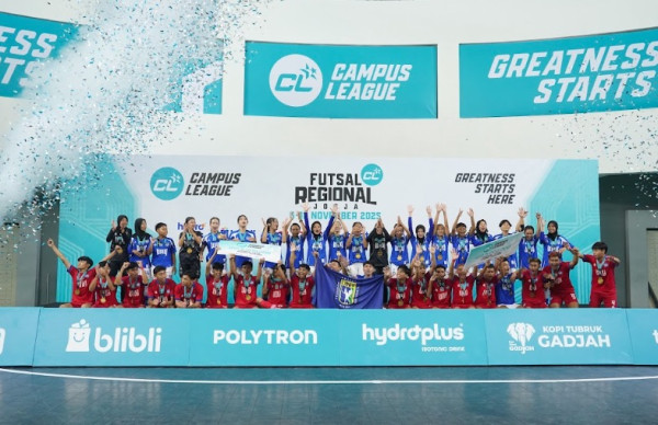 UNY Sukses Kawinkan Gelar Juara Regional Yogyakarta Futsal Campus League