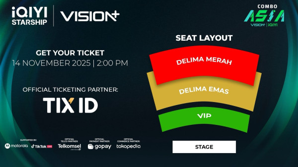 Esther Yu Siap Sapa Penggemar Indonesia! VISION+ dan iQIYI Hadirkan Meet & Greet Sekaligus Rayakan Peluncuran “Combo Asia”