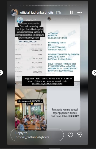 Pengakuan Helwa Bachmid Ditelantarkan Habib Bahar, Istri Sah Bantah dan Siap Ambil Langkah Hukum