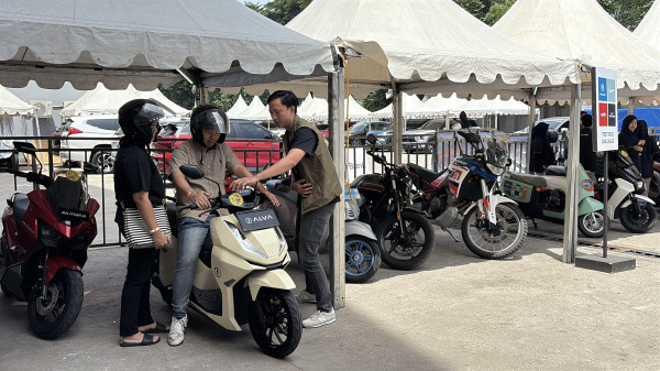 GJAW 2025 Dibajak Roda Dua! Jajal Liarnya Tuareg hingga Senyapnya Tyranno EV di ICE BSD