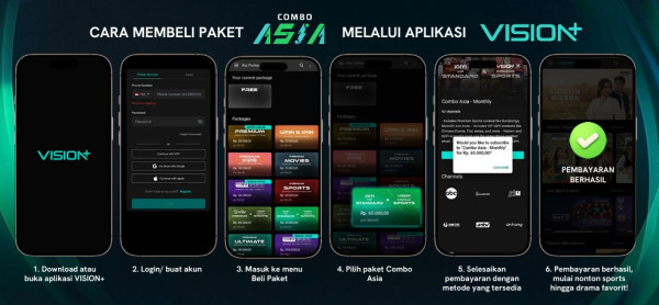 VISION+ dan iQIYI Hadirkan Combo Asia: Paket Streaming Olahraga dan Hiburan Asia dalam Satu Paket Langganan