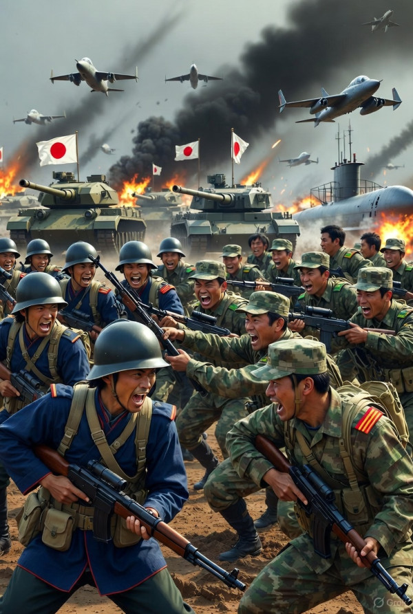 Andaikan Jepang dan China Berperang, Siapa yang Menang?