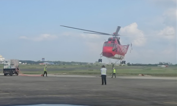 Pulihkan Layanan RSUD Takengon Aceh Tengah, BNPB Kirim Genset Raksasa Pakai Helikopter Sikorsky