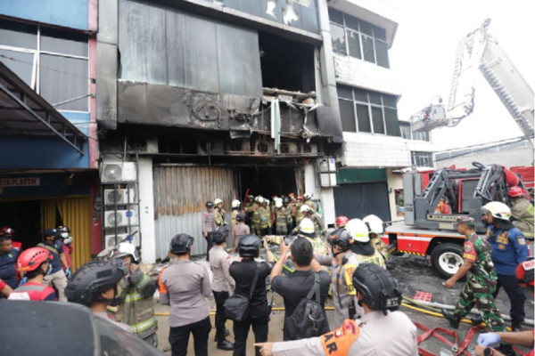 Update Kebakaran Gedung di Kemayoran, Kapolrestro Jakpus: 22 Orang Tewas