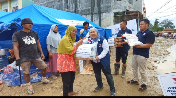 Partai Perindo Salurkan Bantuan ke Korban Bencana di Aceh Tamiang