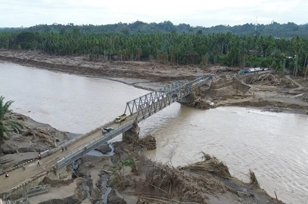 Penampakan 4 Jembatan Bailey yang Dibangun di Wilayah Terdampak Bencana
