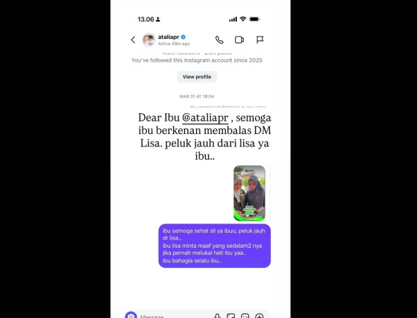 Di Tengah Isu Perceraian Atalia dan Ridwan Kamil, Lisa Mariana Muncul dan Minta Maaf