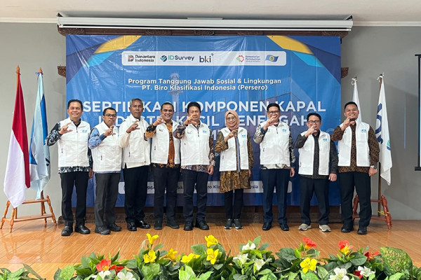 Bimbingan Teknis Bersama BKI dan PIKKI Hasilkan 5 Sertifikasi Komponen Kapal Nasional