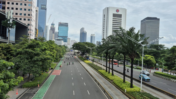 Hari Pertama Tahun 2026, Ruas Jalan Utama Jakarta Lengang