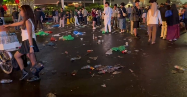 3.846 Petugas Dikerahkan Bersihkan Sampah Malam Tahun Baru di Jakarta